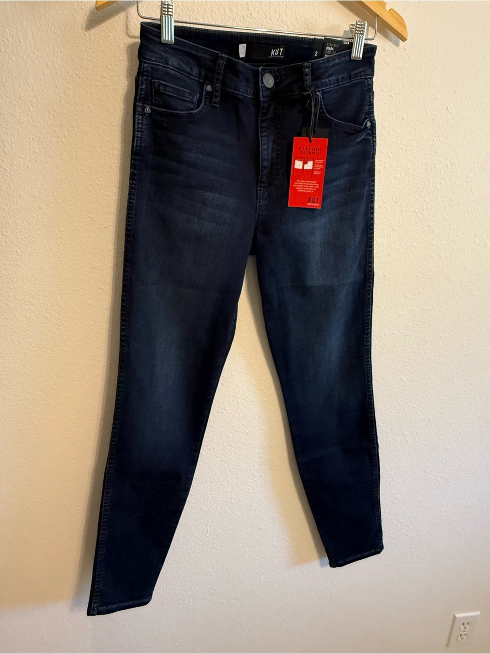 KUT From the Kloth Diana Fab AB Skinny Jeans Size 2 NWT